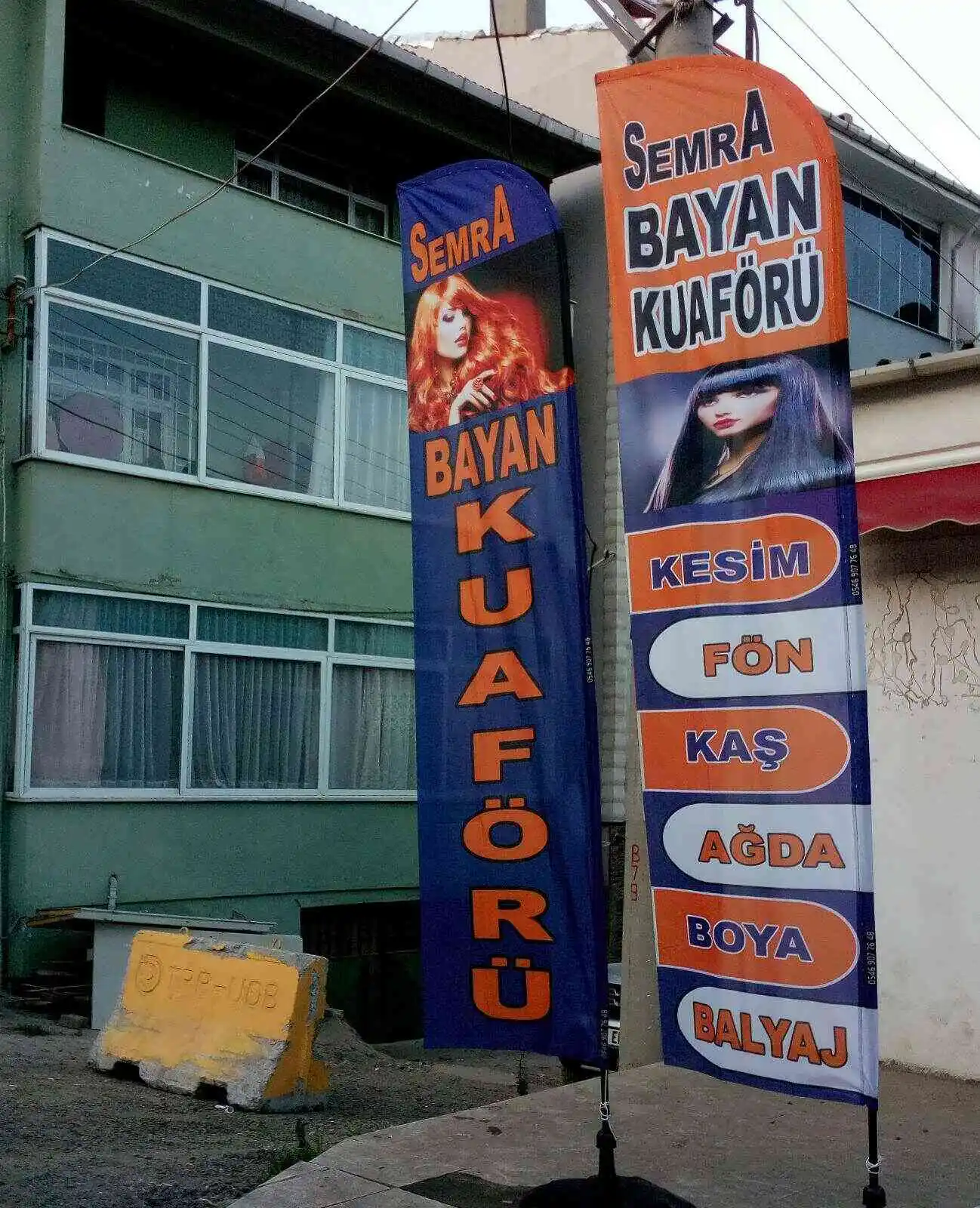 Bayan Kuaförü Yol Bayrağıları Bayan Kuaförü Yol Bayrağıları